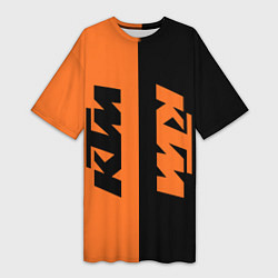 Женская длинная футболка KTM КТМ Z