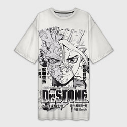 Женская длинная футболка Dr Stone Senkuu