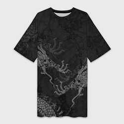 Женская длинная футболка Chinese Dragons