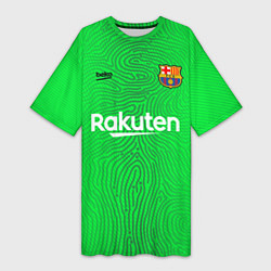 Женская длинная футболка FC Barcelona Goalkeeper 202122