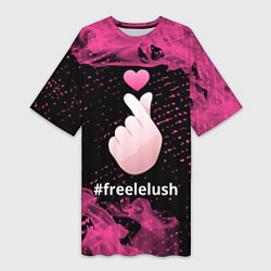 Женская длинная футболка Свободу Лелушу - Пламя