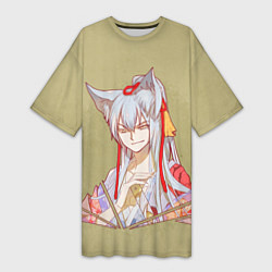 Женская длинная футболка Tomoe