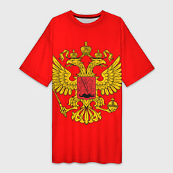 Женская длинная футболка РОССИЯ RUSSIA UNIFORM