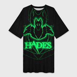 Футболка женская длинная Hades, цвет: 3D-принт