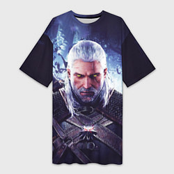 Женская длинная футболка THE WITCHER GERALT OF RIVIA