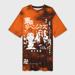 Женская длинная футболка Такэмити Tokyo Revengers