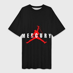 Женская длинная футболка Меркьюри