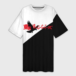 Женская длинная футболка Tokyo Revengers Токийские Мстители Logo Z