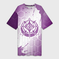 Женская длинная футболка New World - Ковенанты - Краска