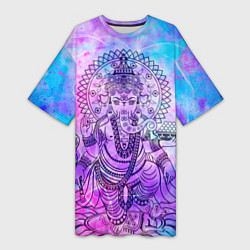 Женская длинная футболка Буддизм