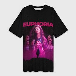 Женская длинная футболка Euphoria team