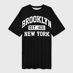 Женская длинная футболка Brooklyn