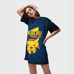 Футболка женская длинная ПИКА ПИКА PIKA PIKA, цвет: 3D-принт — фото 2