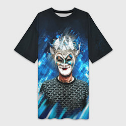 Женская длинная футболка Boris Brejcha Blue