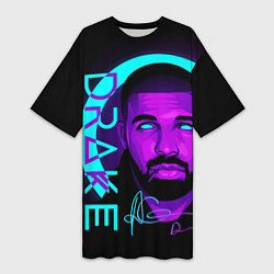 Женская длинная футболка Drake