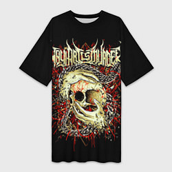 Футболка женская длинная Thy Art Is Murder, цвет: 3D-принт