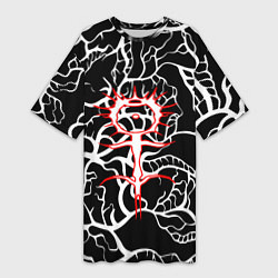 Футболка женская длинная GHOSTEMANE, цвет: 3D-принт
