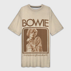 Женская длинная футболка Im Only Dancing - David Bowie