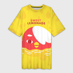 Женская длинная футболка Sweet lemonade