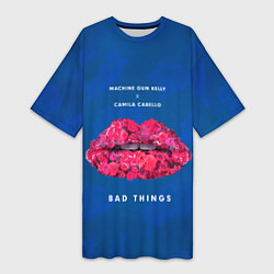 Женская длинная футболка MGK x Camila Cabello