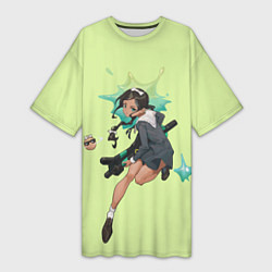 Женская длинная футболка Aonuma Neiru