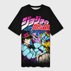 Женская длинная футболка Джотаро Star Platinum, JoJos Bizarre Adventure