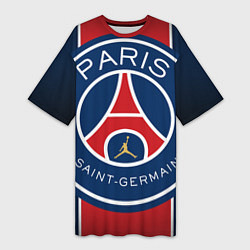 Женская длинная футболка Paris Saint-Germain PSG