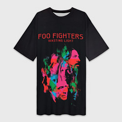 Женская длинная футболка Wasting Light - Foo Fighters