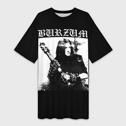 Женская длинная футболка BURZUM Бурзум