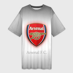 Женская длинная футболка F C Arsenal