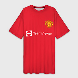 Женская длинная футболка Джейдон Санчо форма Манчестер Юнайтед 20212022