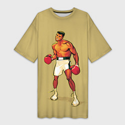 Женская длинная футболка Ali art