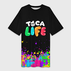 Женская длинная футболка Toca Life