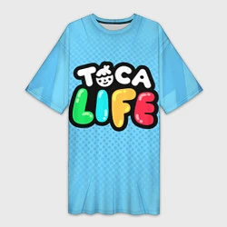Женская длинная футболка Toca Life: Logo