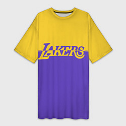 Женская длинная футболка KobeBryant Los Angeles Lakers,