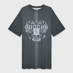 Женская длинная футболка Герб Российской Федерации