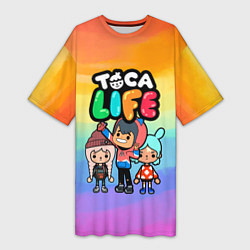 Женская длинная футболка Рита Зик Тока Бока