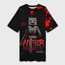 Женская длинная футболка WITHER SKELETON