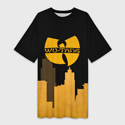 Женская длинная футболка WU-TANG CLAN CITY