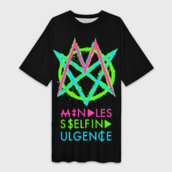 Женская длинная футболка Mindless Self Indulgence MSI