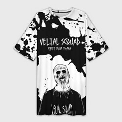 Женская длинная футболка Velial Squad свет или тьма,
