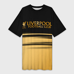 Женская длинная футболка Ливерпуль Футбольный клуб