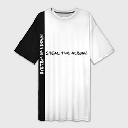 Женская длинная футболка System of a Down - Steal This Album!