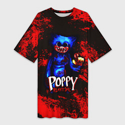Женская длинная футболка Poppy Playtime: Bloodrage