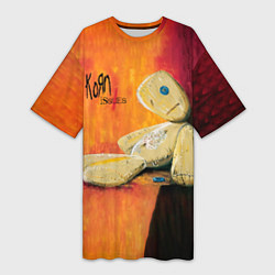 Женская длинная футболка Issues - Korn