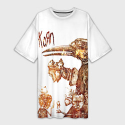 Женская длинная футболка Untitled - Korn