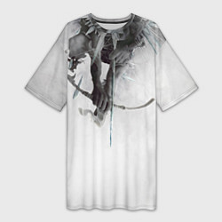 Женская длинная футболка The Hunting Party - Linkin Park