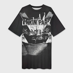 Женская длинная футболка A Thousand Suns: Puerta De Alcala - Linkin Park