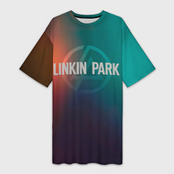 Футболка женская длинная Studio Collection - Linkin Park, цвет: 3D-принт