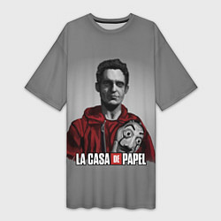 Женская длинная футболка LA CASA DE PAPEL - БУМАЖНЫЙ ДОМ СЕРИАЛ